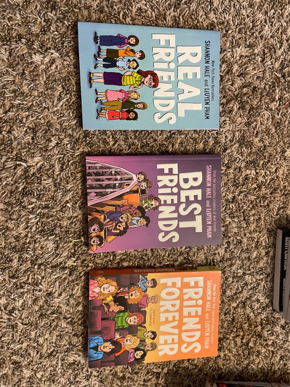 Friends Book Set - Blue, Purple, Orange